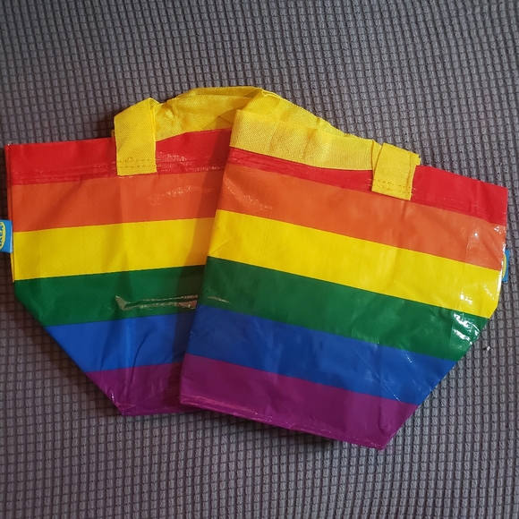 Lot of 2 STORSTOMMA Ikea rainbow small bag - Picture 3 of 7